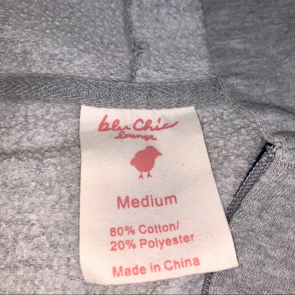 Blu chic lounge grey hoodie sweater - Picture 4 of 8